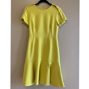 Banana Republic Yellow Work Dress